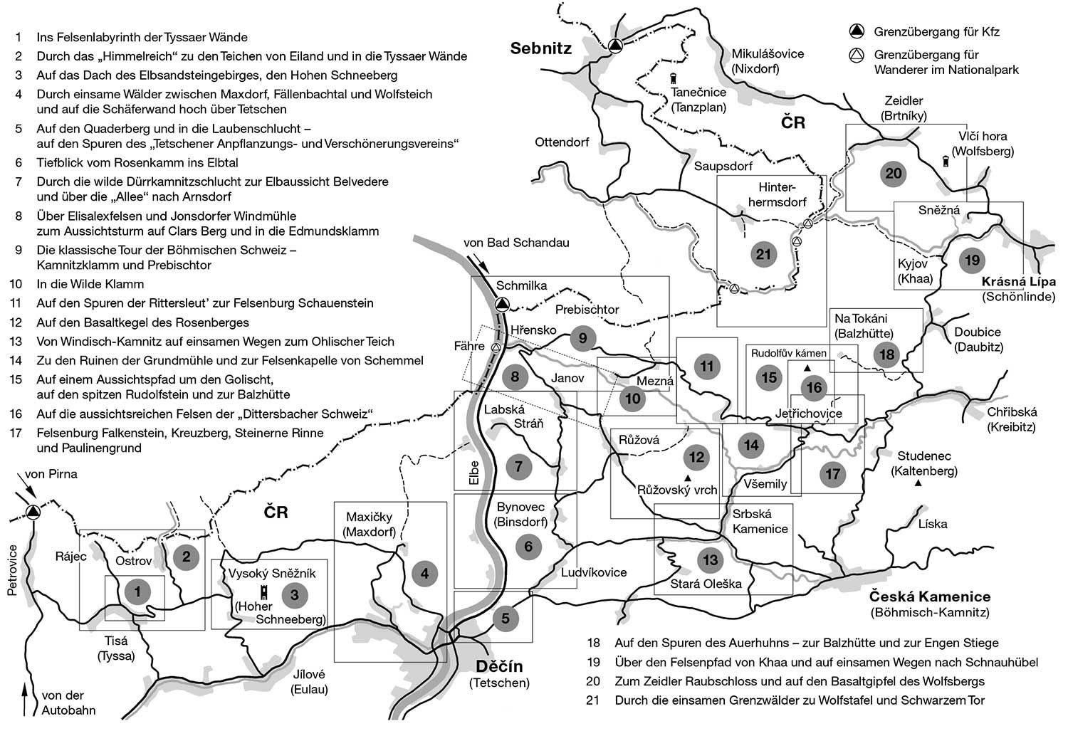 Wander- & Naturführer Böhmische Schweiz