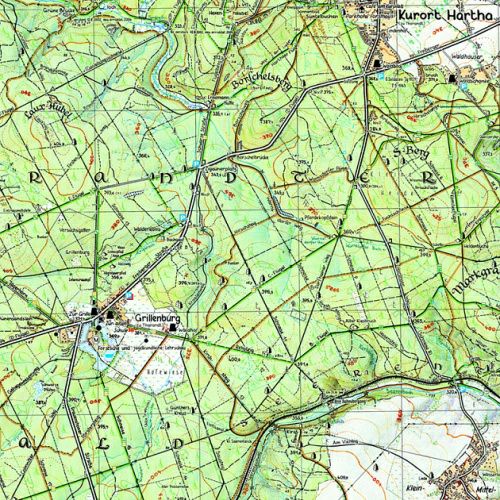 Tharandter Wald 1:20000