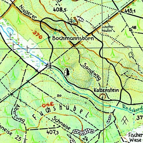 Tharandter Wald 1:20000