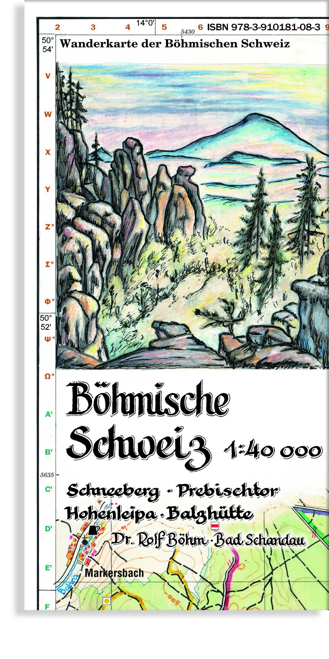 Böhmische Schweiz 1:40000