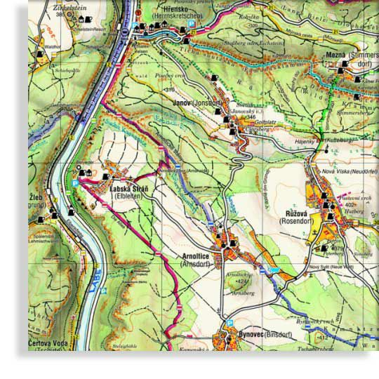 Böhmische Schweiz 1:40000